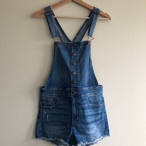 American Eagle Short Overalls